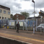 Charlton Train Station in London in April 2019.