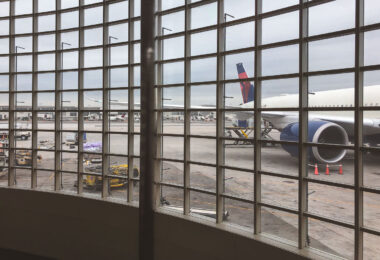 Detroit Metropolitan Wayne County Airport in April 2019