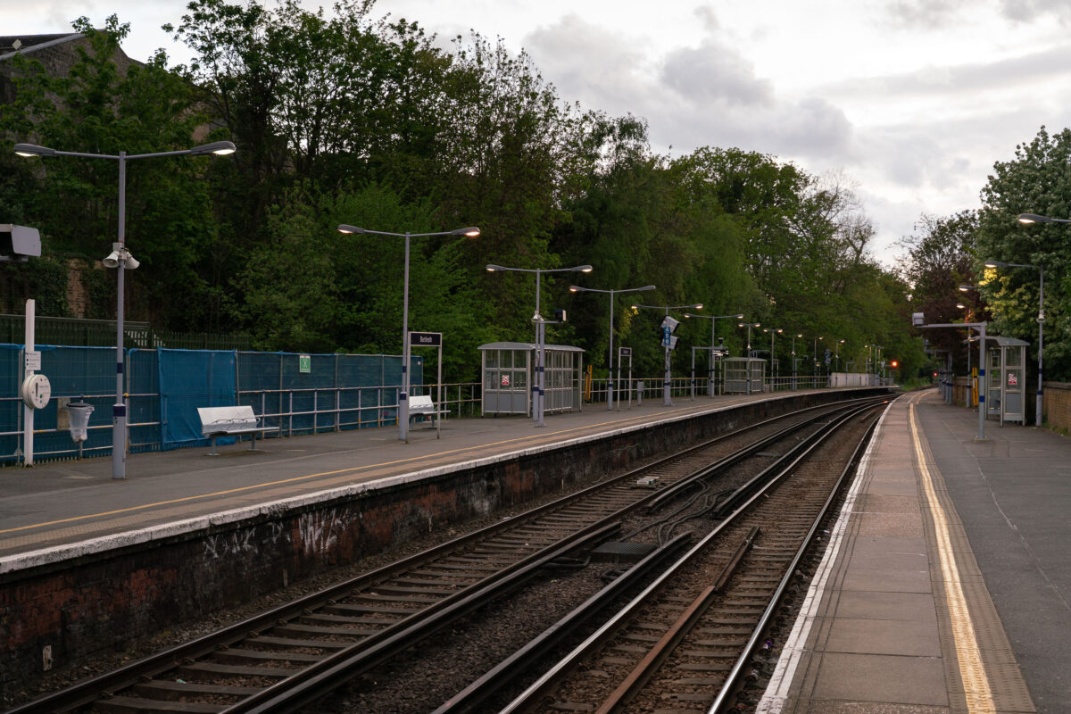 Evening at Blackheath Station Southeast London