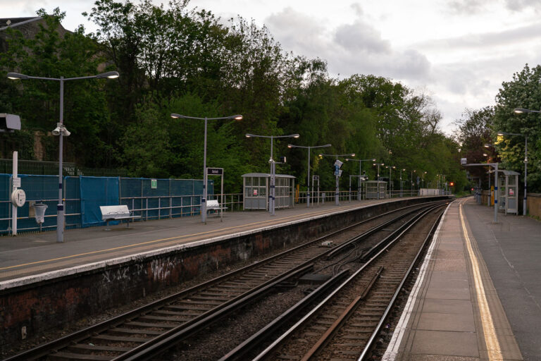 Evening at Blackheath Station, Southeast London 1 Blackheath railway station, located in southeast London, serves as a key stop on the Southeastern network connecting the capital to Kent. The twin platforms and simple iron canopies reflect mid-Victorian railway architecture, though much of the station has been modernized with LED lighting, CCTV, and accessible ramps. The gentle curve of the tracks and the subdued lighting of the evening evoke the quiet rhythm of the commuter hour, as trains shuttle between London Cannon Street, Charing Cross, and the suburbs beyond.