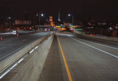 Interstate 94 in Downtown Minneapolis.