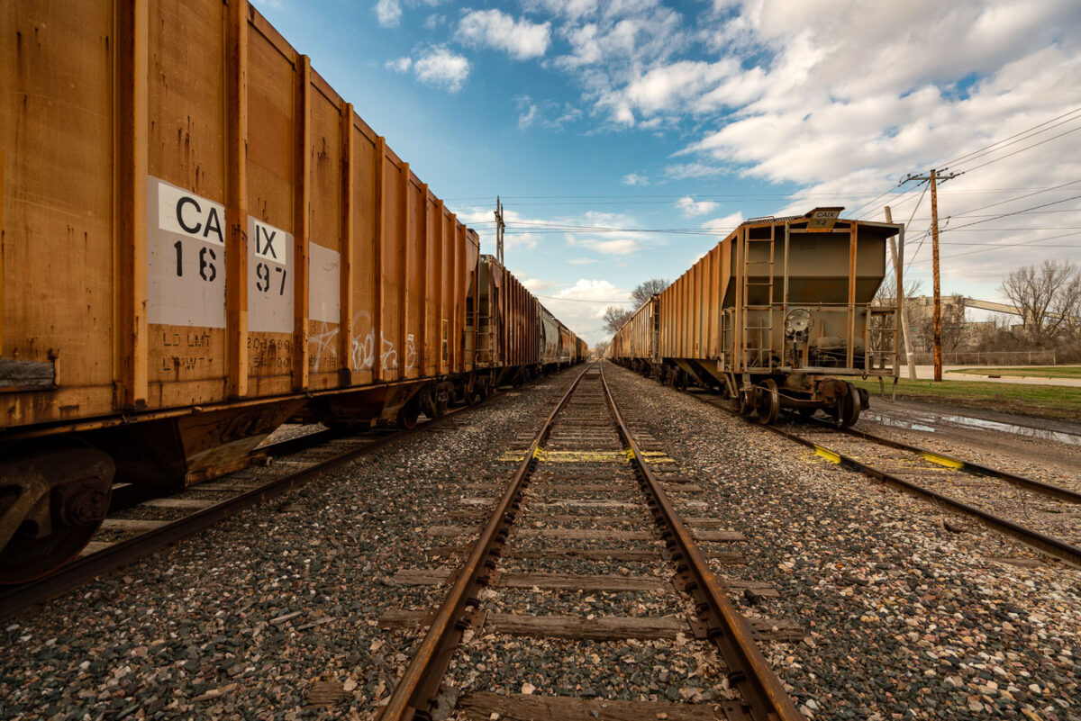 Iowa Freight Trains in Mason City