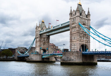 London Bridge during the 2019 London Marathon.