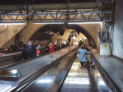 London Bridge Station Escalators, London