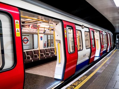 S7 Stock Train at Tower Hill Station, London