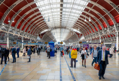Victoria station, also known as London Victoria, is a central London railway terminus and connected London Underground station in Victoria, in the City of Westminster, managed by Network Rail. Named after the nearby Victoria Street (not the Queen), the main line station is a terminus of the Brighton main line to Gatwick Airport and Brighton and the Chatham main line to Ramsgate and Dover via Chatham. From the main lines, trains can connect to the Catford Loop Line, Dartford Loop Line, and the Oxted line to East Grinstead and Uckfield. Southern operates most commuter and regional services to south London, Sussex and parts of east Surrey, while Southeastern operates trains to south east London and Kent. Gatwick Express trains run direct to Gatwick. The Underground station is on the Circle and District lines between Sloane Square and St. James's Park, and the Victoria line between Pimlico and Green Park. The area around the station is an important interchange for other forms of transport: a local bus station is in the forecourt and Victoria Coach Station is nearby.