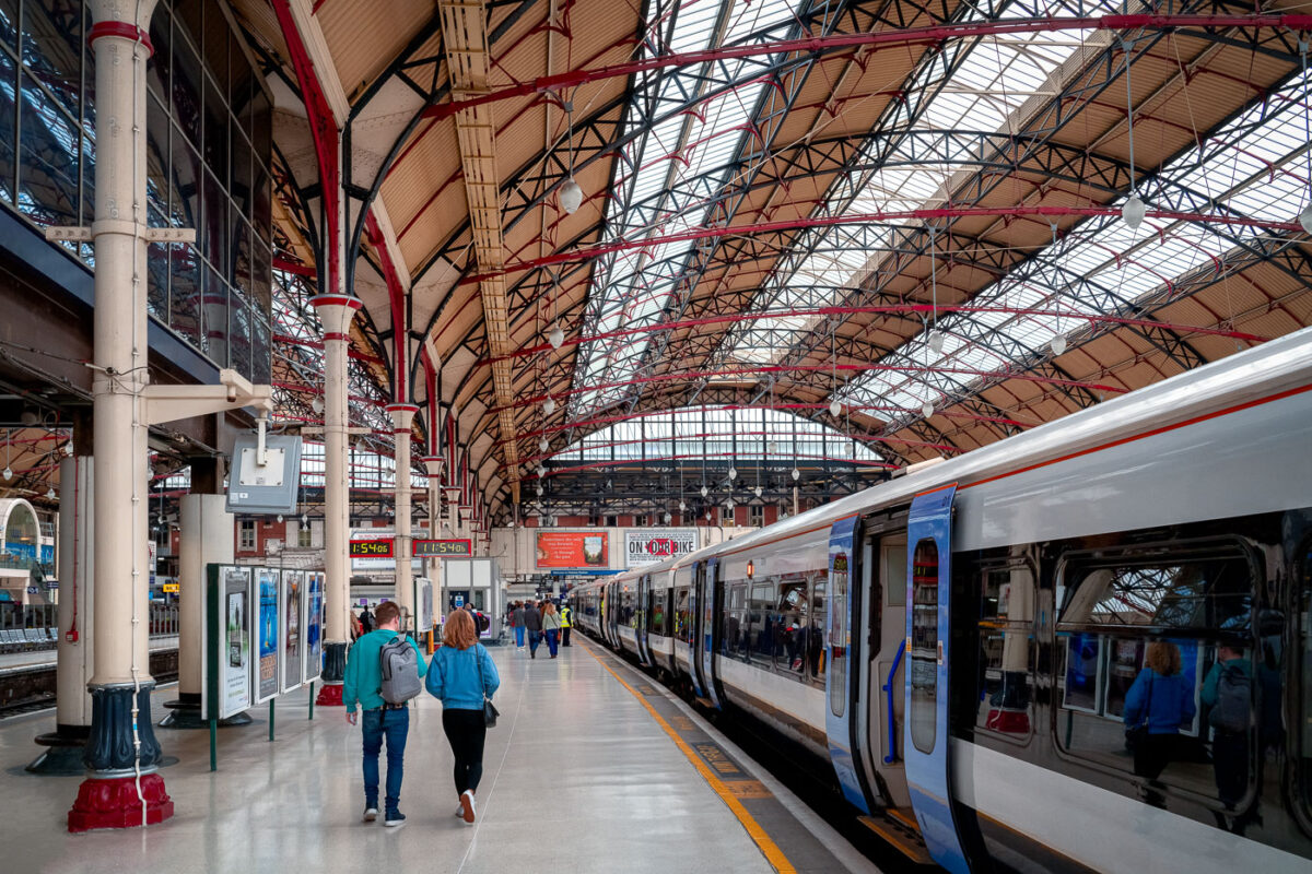 Platforms Beneath Glass and Steel, Victoria Station