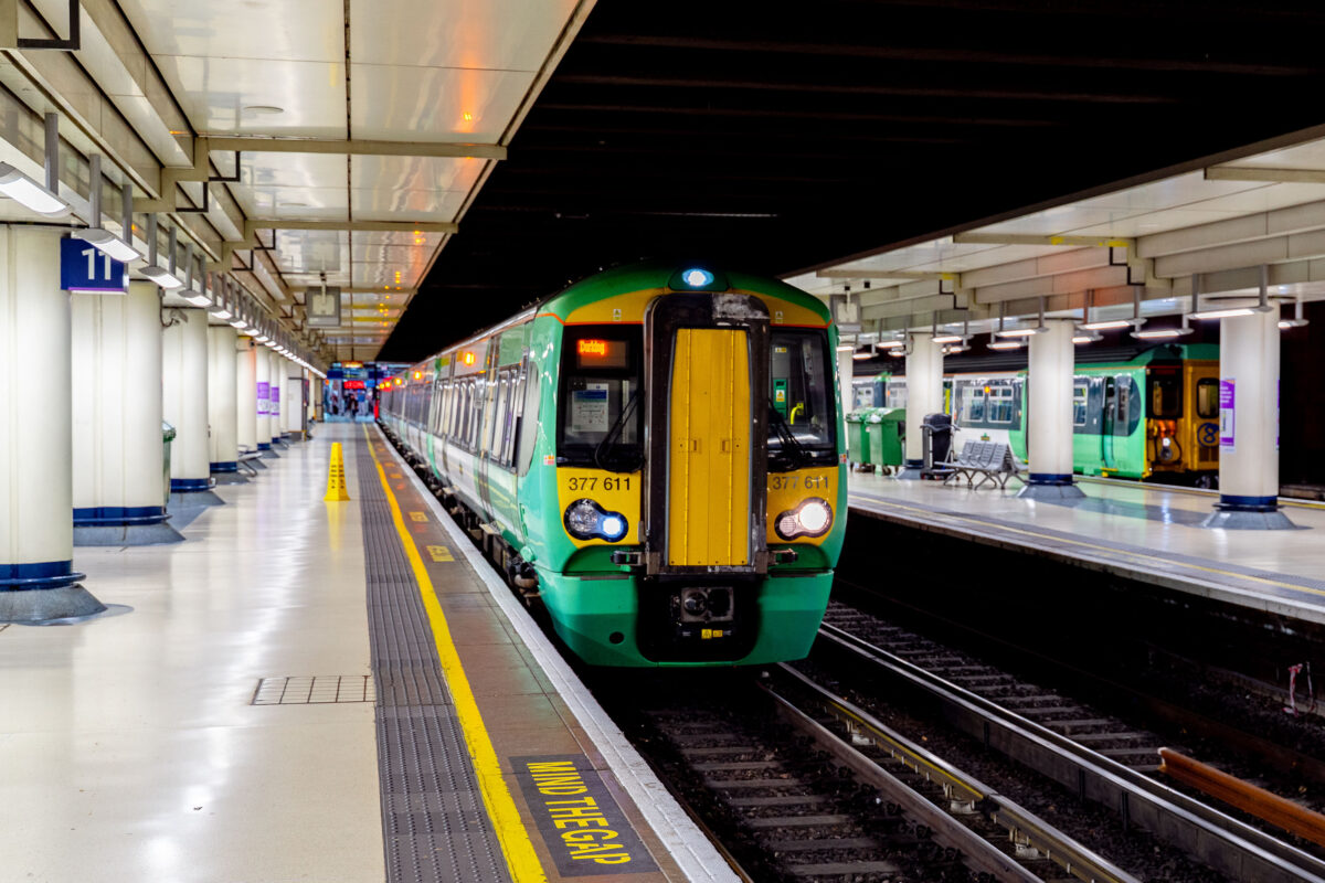 Southern Railway Train at London Victoria Station