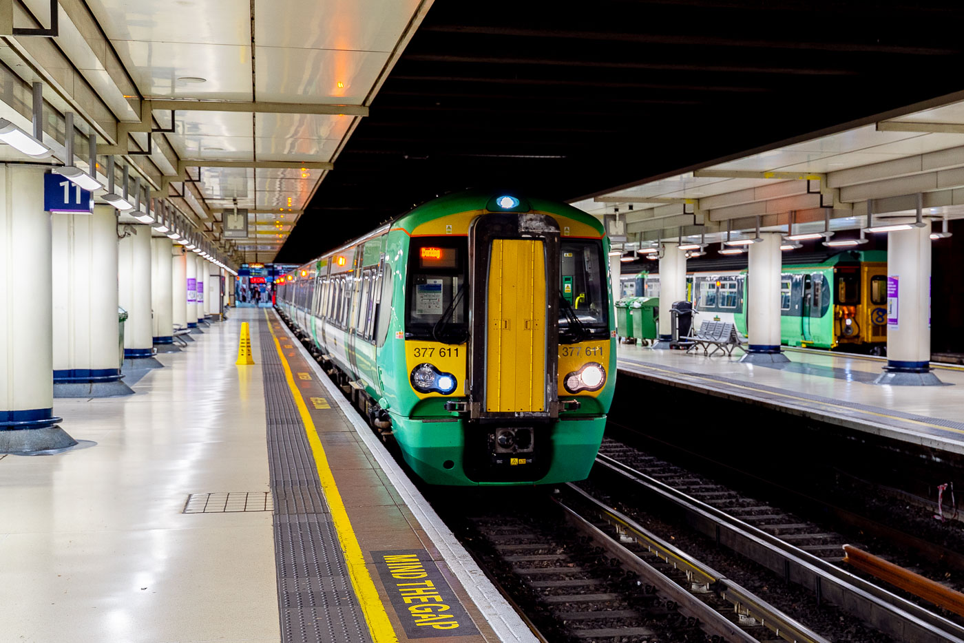 Southern Railway Train at London Victoria Station