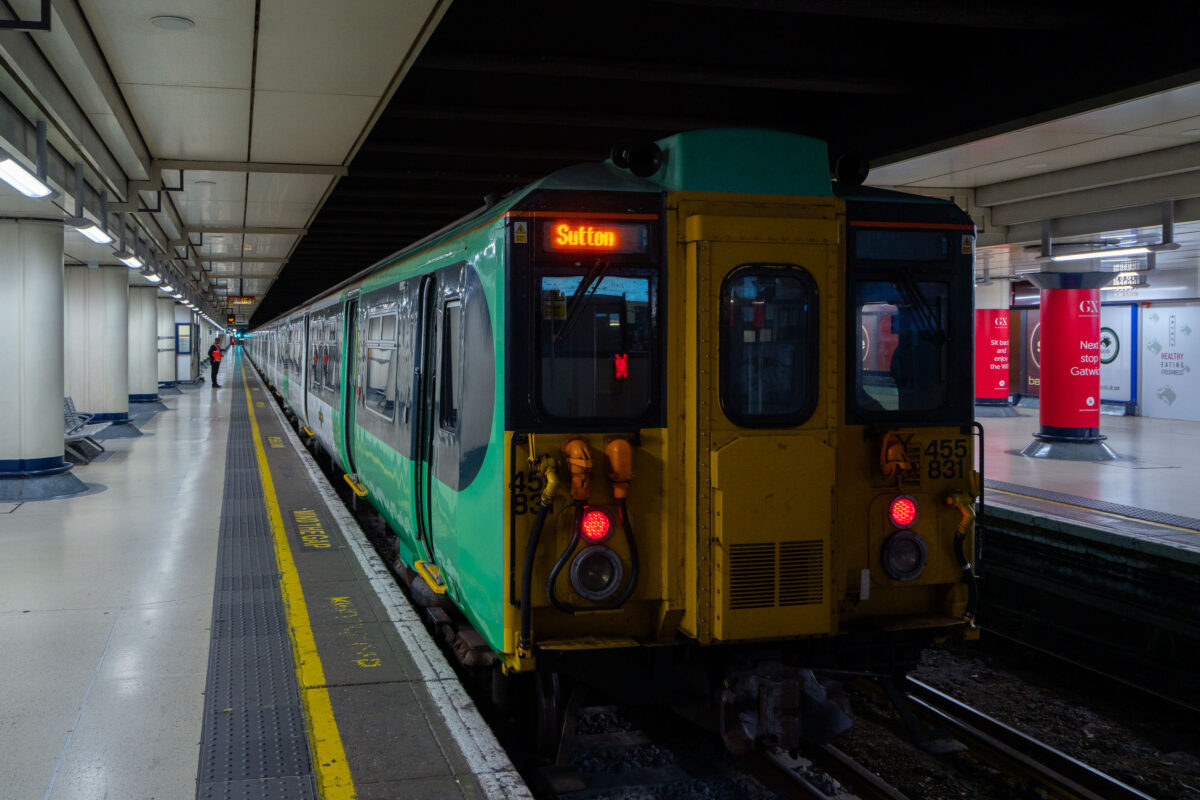 Sutton Train at Victoria Station 2019