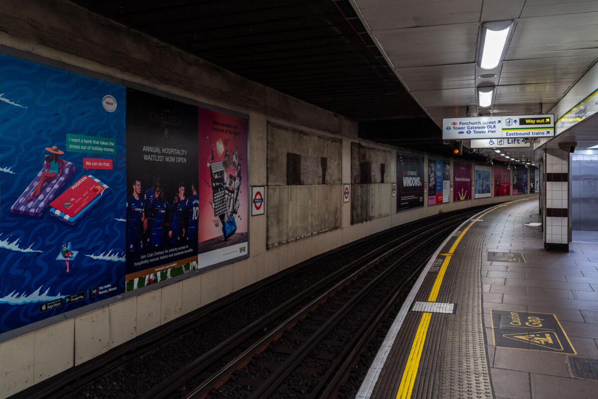 Tower Hill London Underground Station 2019