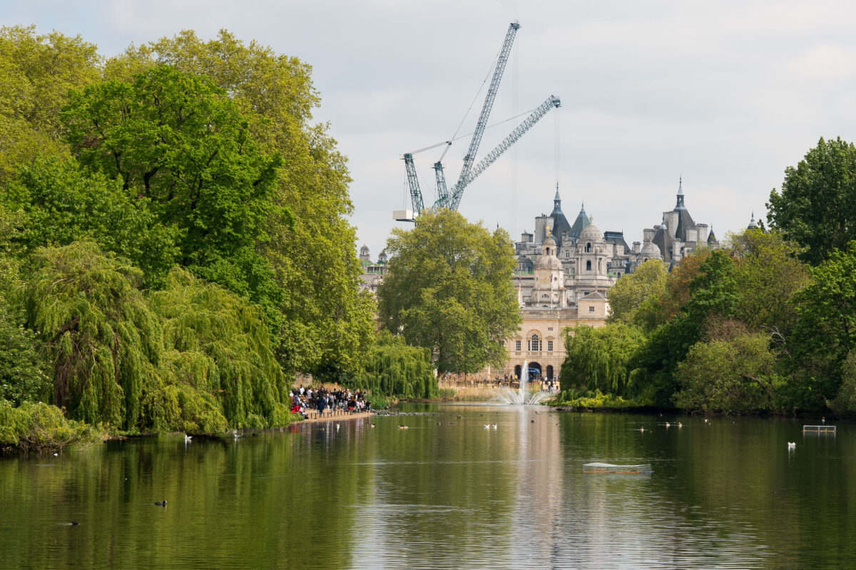Horse Guards Building Behind St James’s Park Lake