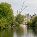 Whitehall as seen from St. James Park in London