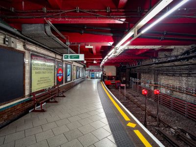 Baker Street Station Metropolitan Line Platform, London