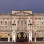 London royal residence Buckingham Palace.