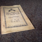 WW2 air raid shelter pamphlet that reads:SOME THINGS YOU SHOULD KNOW IF WAR SHOULD COME