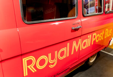 As seen in the Royal Mail museum in London.