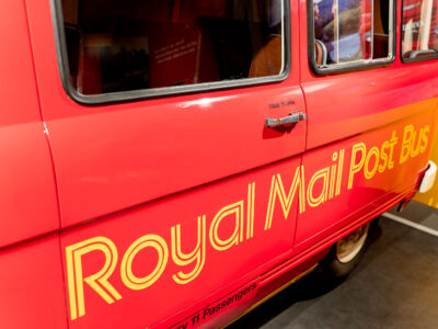 Royal Mail Post Bus at Museum Display, London