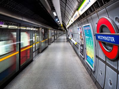 Westminster Station Jubilee Line Platform, London