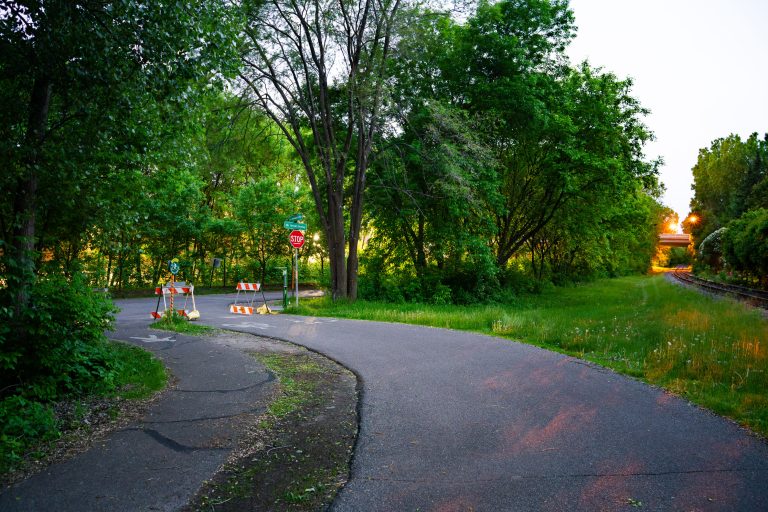 Kenilworth Trail at Midtown Greenway, June 2019 2 Kenilworth Trail at Midtown Greenway in June 2019