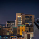 The Minneapolis City Hall Clock Tower in downtown Minneapolis.