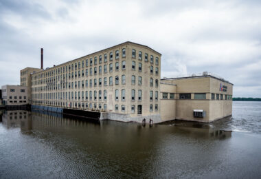 Nicolet Mill paper mill in De Pere, WI.