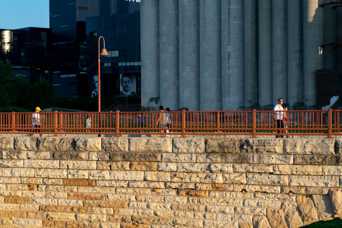 Stone Arch Bridge, Minneapolis, Evening Light