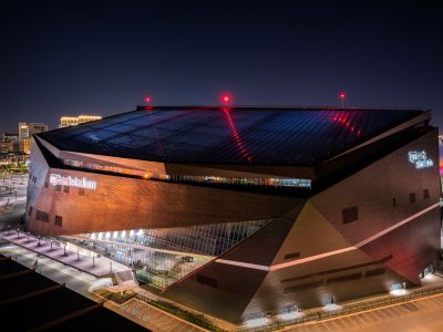 U.S. Bank Stadium at Night, Minneapolis