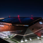 US Bank Stadium, home of the Minnesota Vikings, in Downtown Minneapolis.