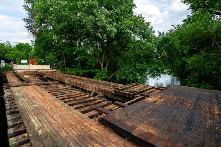 Burnham Trail Cedar Lake Channel Bridge 3 Burnham Trail Cedar Lake Channel Bridge