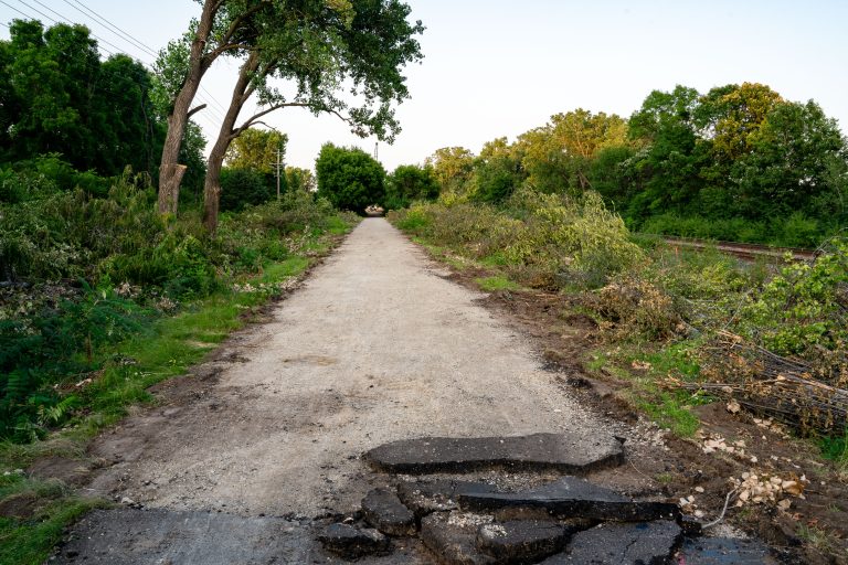 Cedar Lake Trail ripped up during train construction 2 Cedar Lake Trail ripped up during train construction
