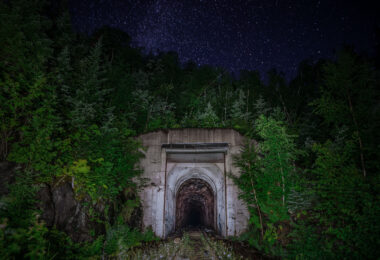 Cramer Tunnel in Cramer Minnesota. The tunnel operated from 1957 to 2001. The tunnel connect the LTV Steel taconite plant in Hoyt Lakes to the ore dock at Taconite Harbor.