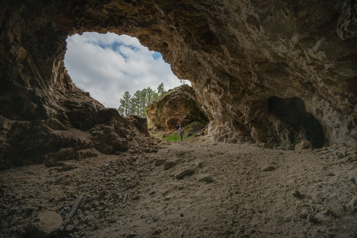 An abandoned mine in South Dakota near the Black Hills.