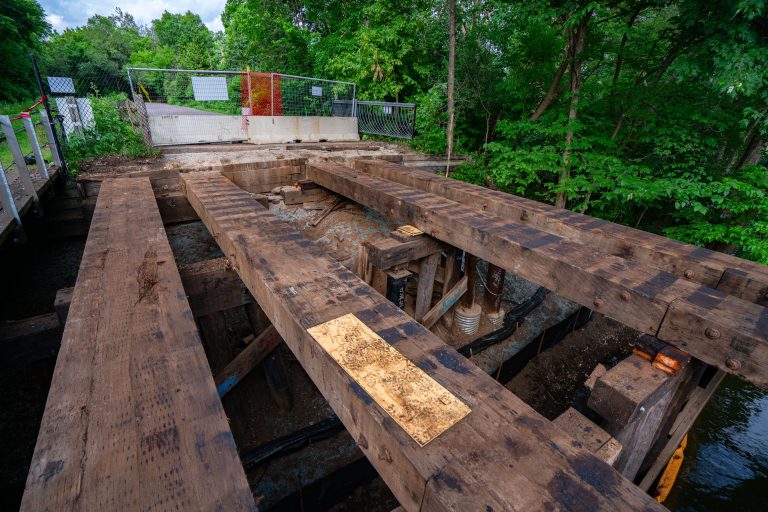 Kenilworth Trail Bridge Deconstruction 2 Kenilworth Trail Bridge Deconstruction