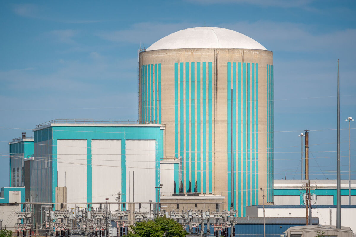Located in Kewaunee, Wiscomnsin, the plant is in the middle of a 50 year decomissioning process.