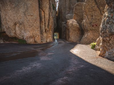 Needles Eye Tunnel Along Needles Highway, Custer State Park