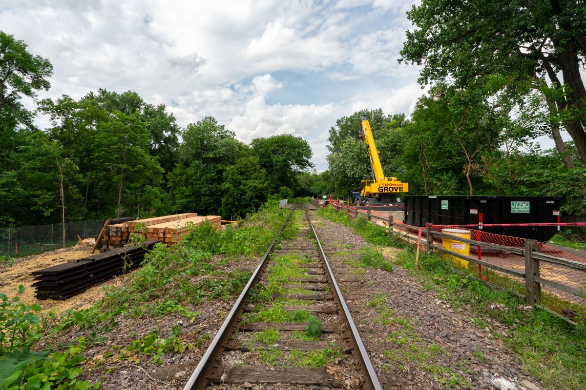 Rail Tie Replacement Along the Kenilworth Trail Corridor