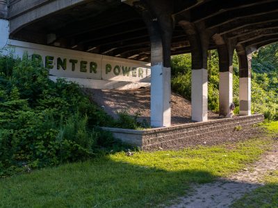 Renter Power! Mural on Midtown Greenway, Minneapolis