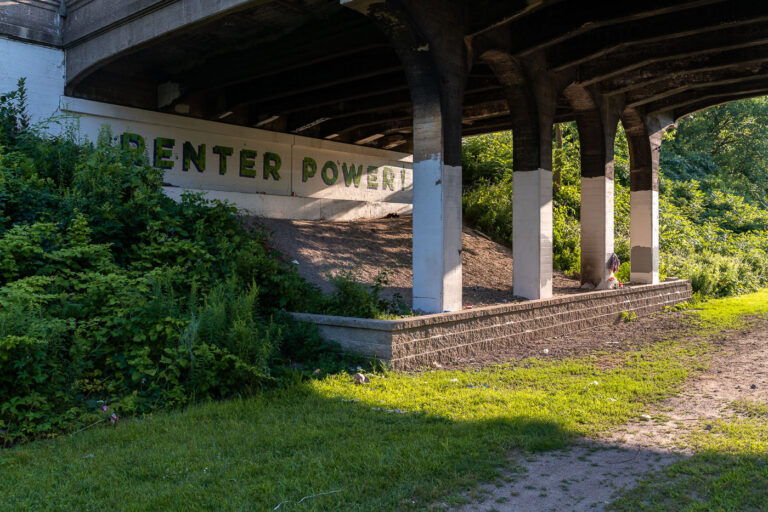 Renter Power! Mural in Minneapolis 1 Renter Power! Seen on the Midtown Greenway in Minneapolis, MN