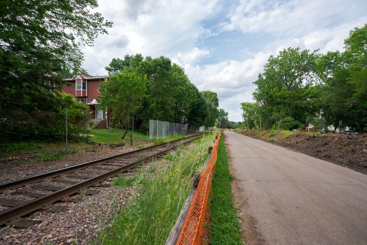 Safety Fencing Along the Kenilworth Trail Rail Corridor