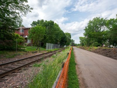 Safety Fencing Along the Kenilworth Trail Rail Corridor