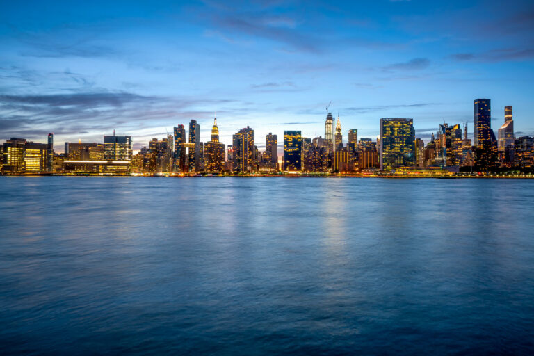 Blue Hour from Long Island City 1 Manhattan as seen from Long Island City