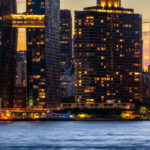 Manhattan as seen from across the East River.