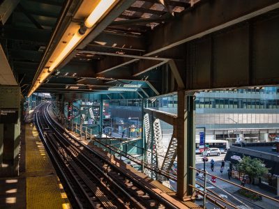 Queensboro Plaza Elevated Train Station, NYC