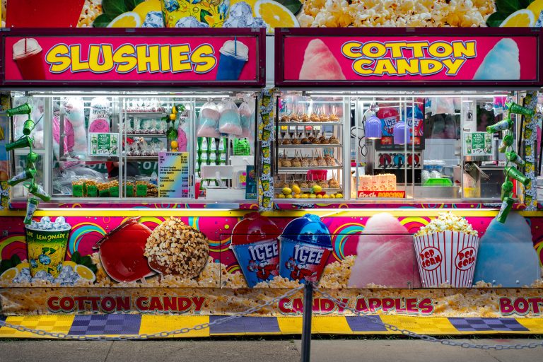 Slushies Cotton Candy at Minnesota State Fair 1 Slushies Cotton Candy at Minnesota State Fair