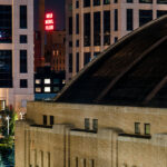 Gold Medal Flour sign seen from Downtown East.
