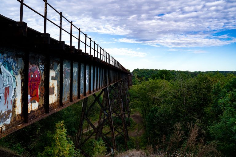 Arcola High Train Bridge Graffiti 1 Arcola High Train Bridge Graffiti