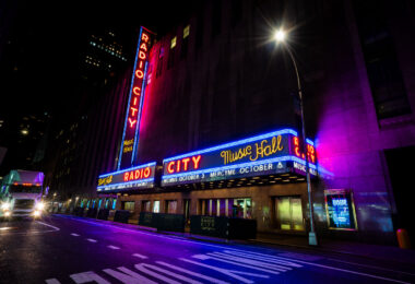 Incubus and Dane Cook at Radio City Music Hall in New York City.