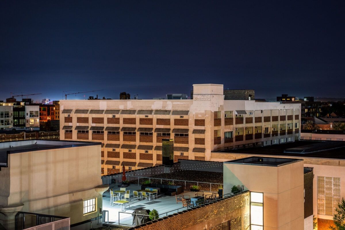 Rooftop patio in North Loop Minneapolis