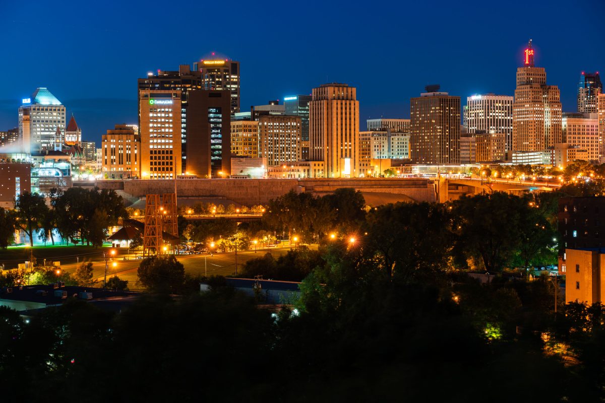 St. Paul Skyline from across the river